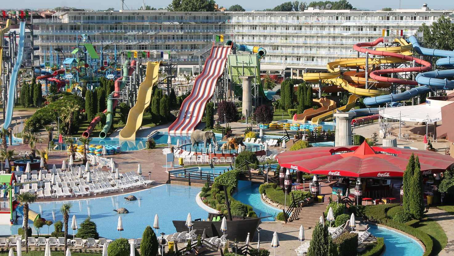 Готелі з аквапарками в Болгарії