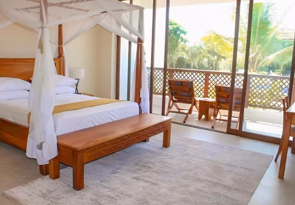 Занзібар для неквапливих канікул удвох! Пляж поруч, басейн та прогулянки садом