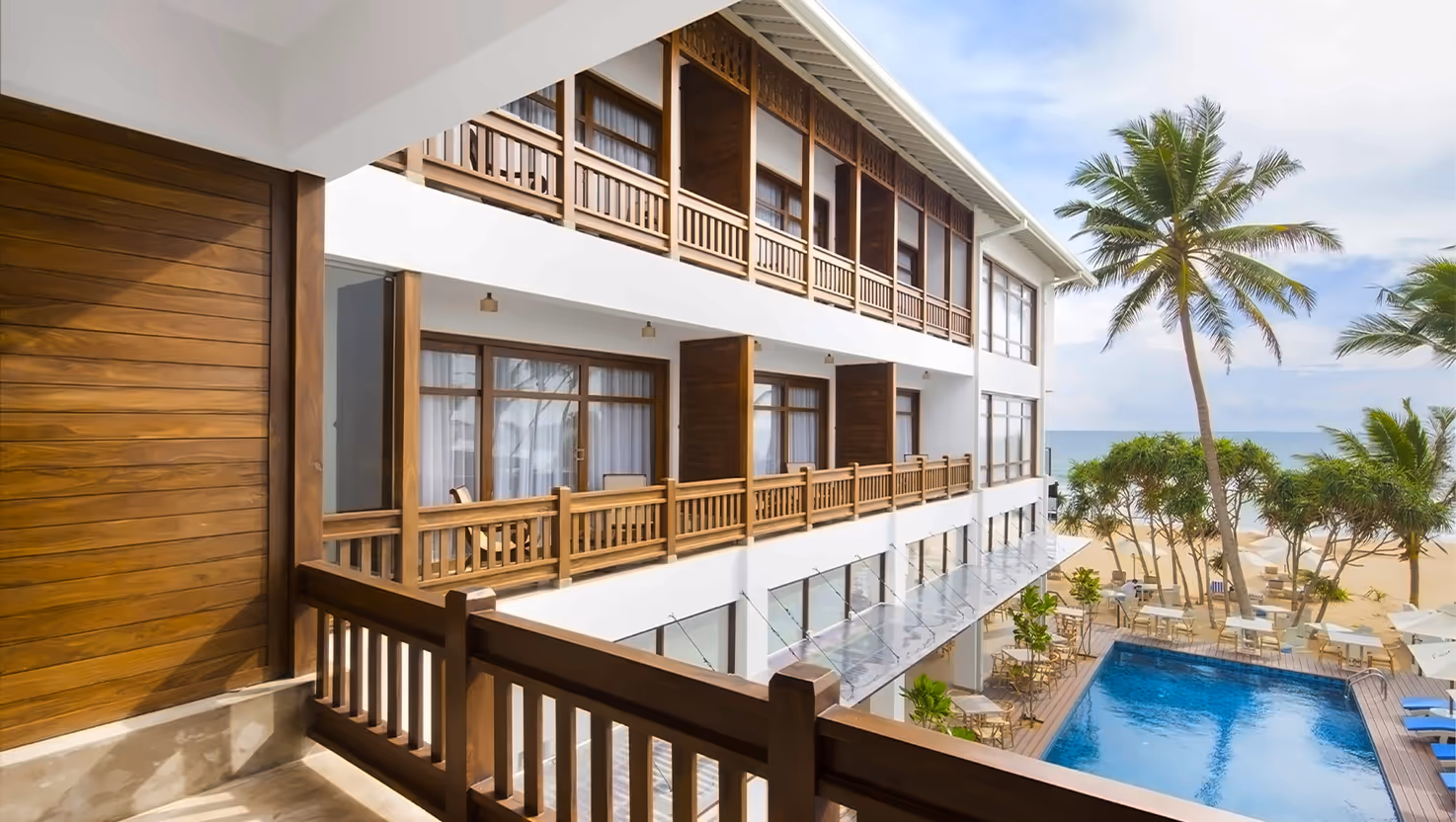 Хиккадува для тех, кто хочет сбежать от суеты! Пляж рядом, лежаки у бассейна и неторопливые утра