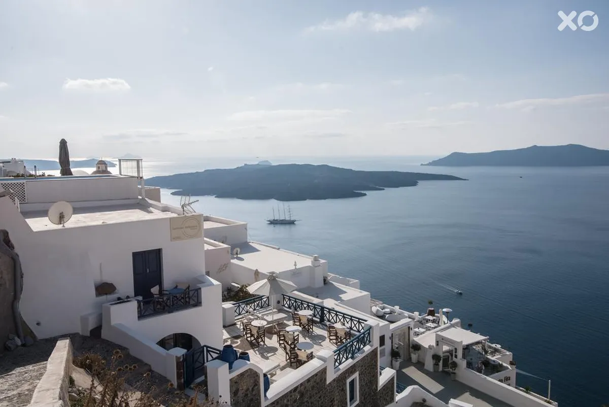 Santorini Reflexions Volcano