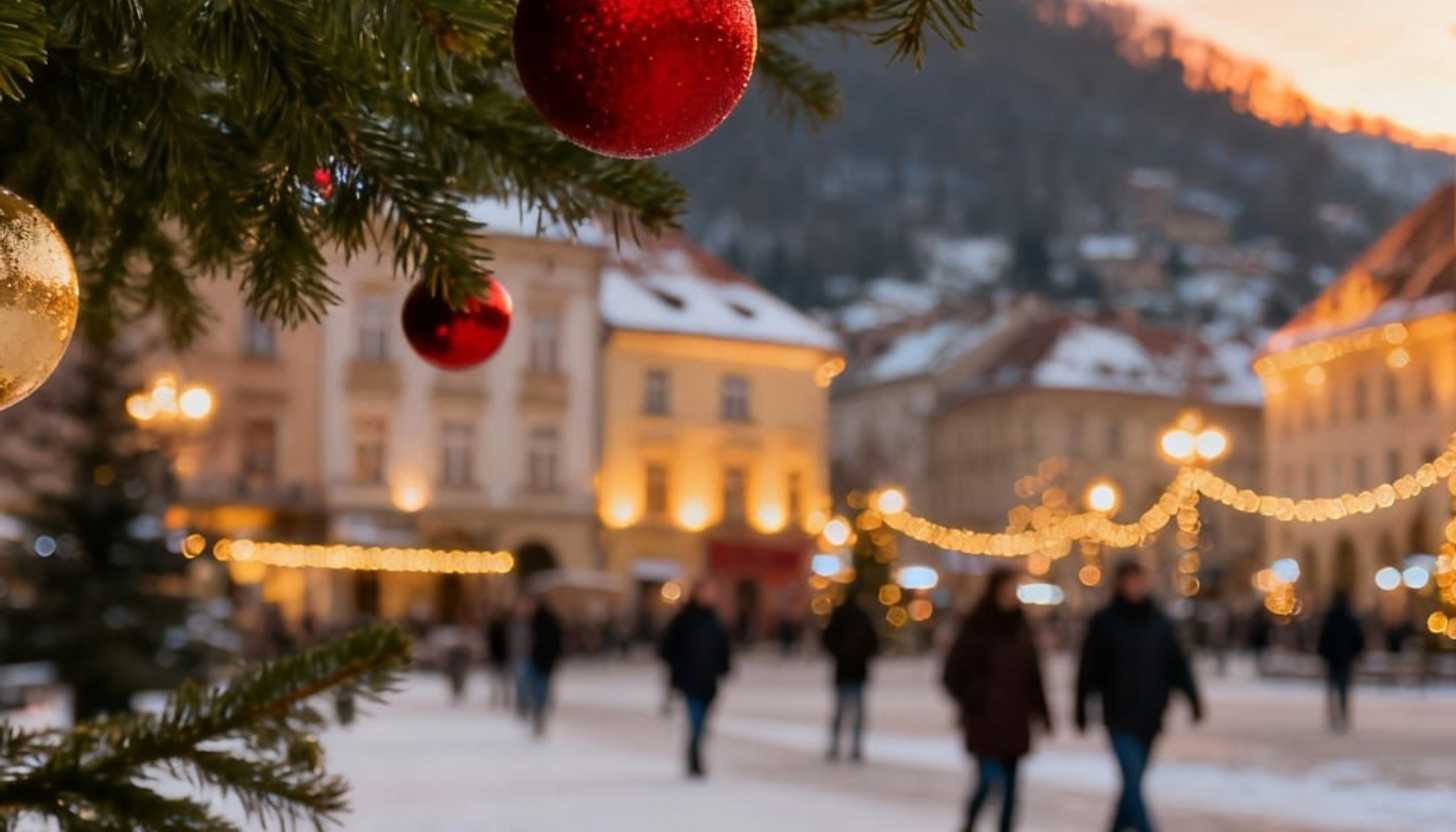 Різдво в серці Трансильванії! Брашов, святкові вогні та старовині замки