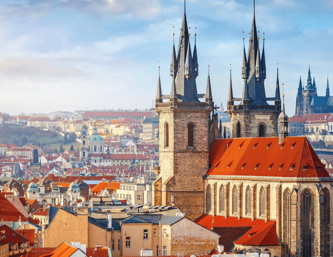 Королівськими містами Середньої Європи! Празький град, Карлів міст та старі площі