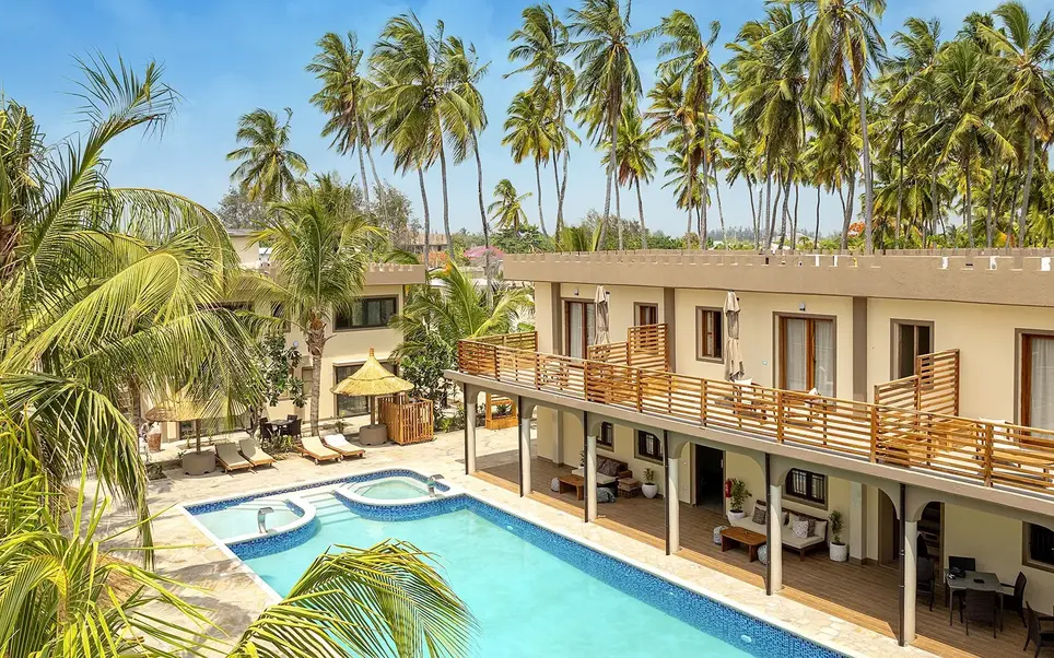 Идеальное уединенное место на белоснежном побережье Индийского океана